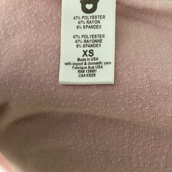 Spiritual Gangster Pink Sweatshirt Stars Vintage Made In USA - Picture 5 of 6